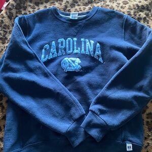 Russell Athletic Navy 'Carolina' Crewneck Sweatshirt